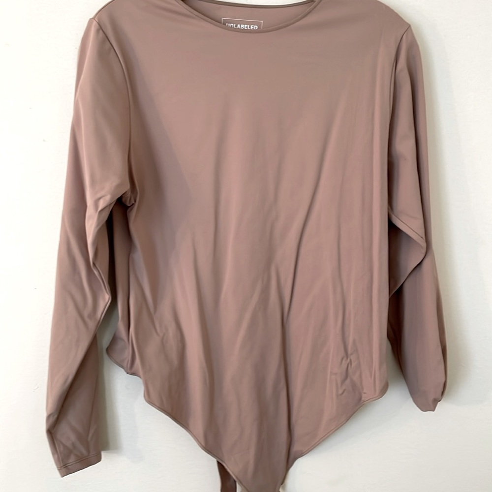 Unlabeled Beige Bodysuit